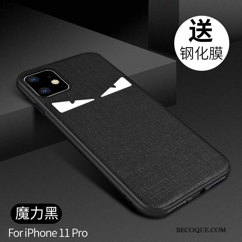 iPhone 11 Pro Incassable Protection Marque De Tendance Tout Compris Bleu Coque De Téléphone