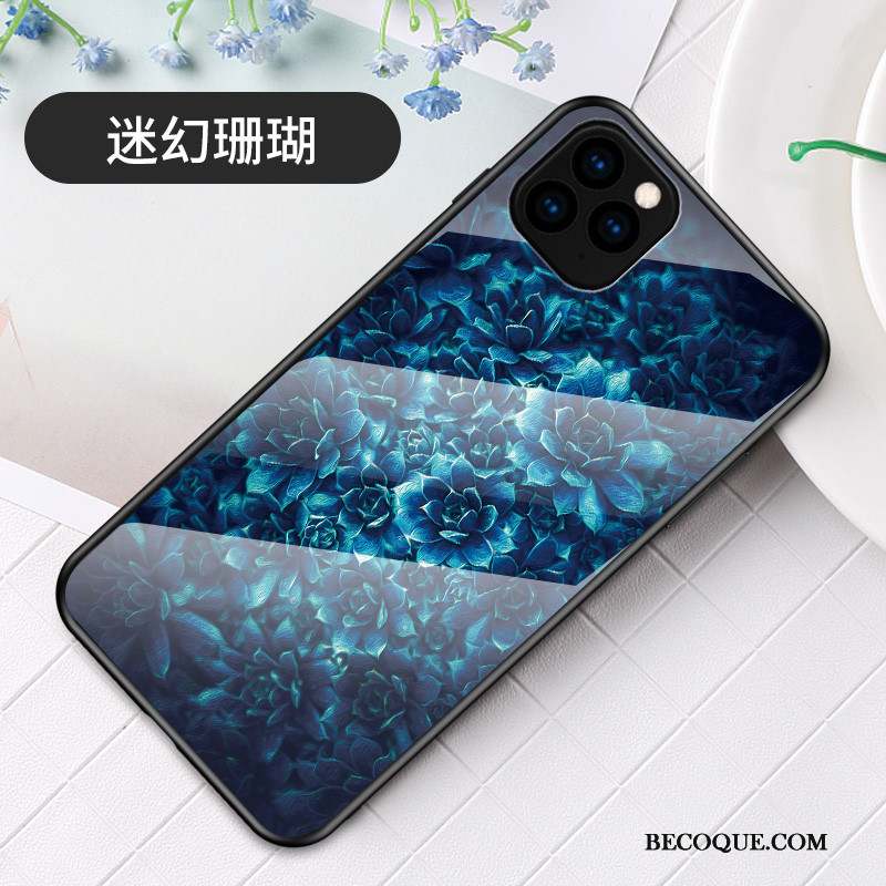 iPhone 11 Pro Max Art Coque Nouveau Sakura Simple Verre