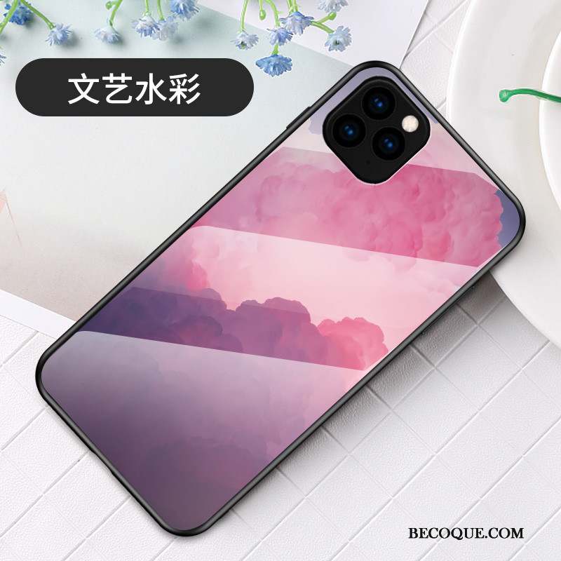 iPhone 11 Pro Max Art Coque Nouveau Sakura Simple Verre