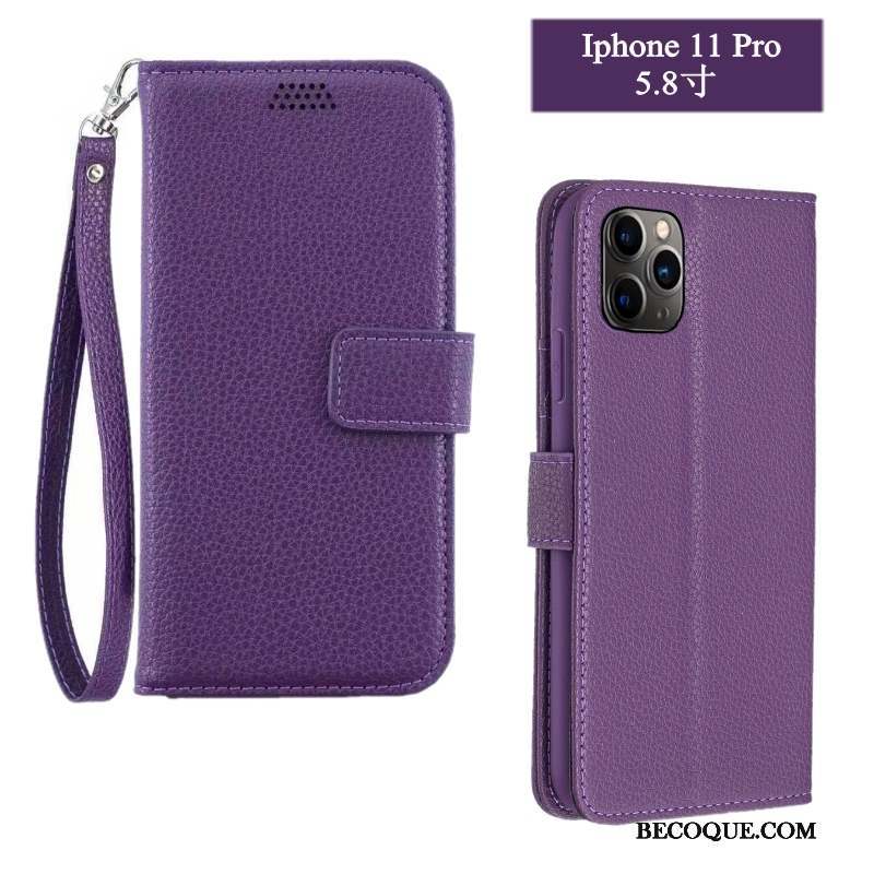 iPhone 11 Pro Max Coque De Téléphone Étui En Cuir Tout Compris Protection Incassable Housse