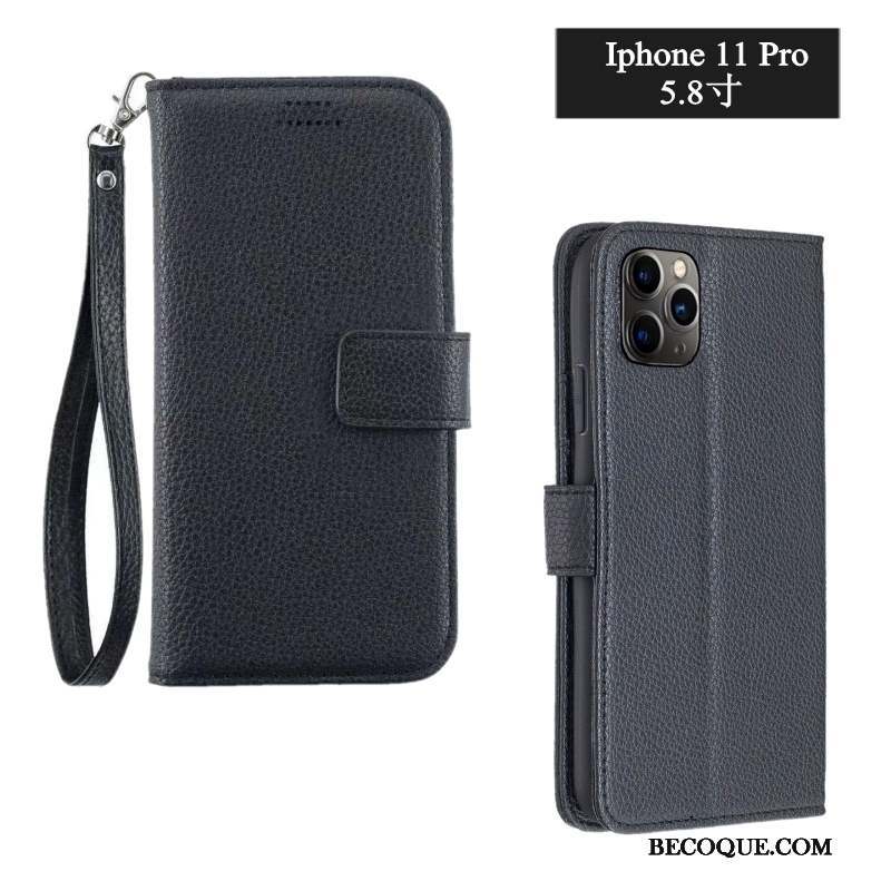 iPhone 11 Pro Max Coque De Téléphone Étui En Cuir Tout Compris Protection Incassable Housse