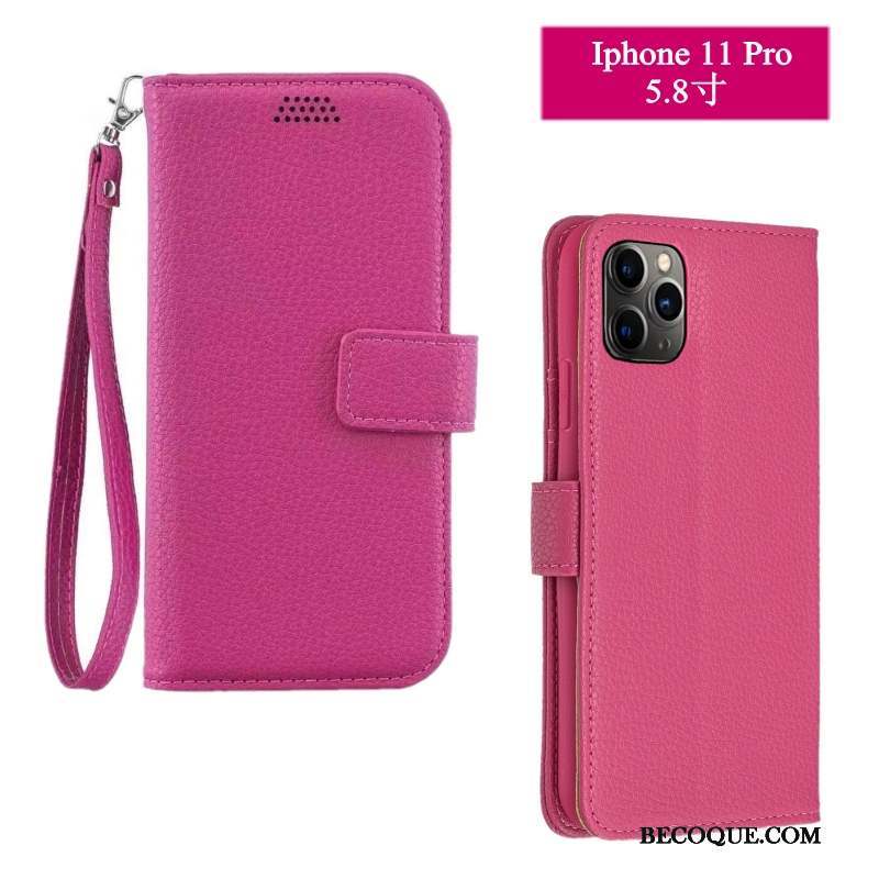 iPhone 11 Pro Max Coque De Téléphone Étui En Cuir Tout Compris Protection Incassable Housse