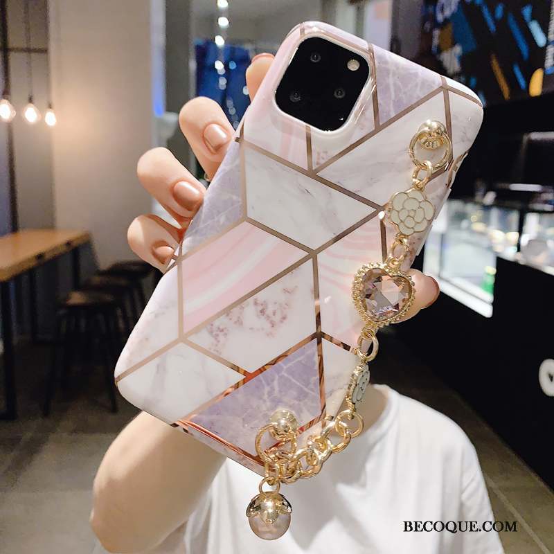 iPhone 11 Pro Max Coque Luxe Silicone Étui Strass Incassable Très Mince