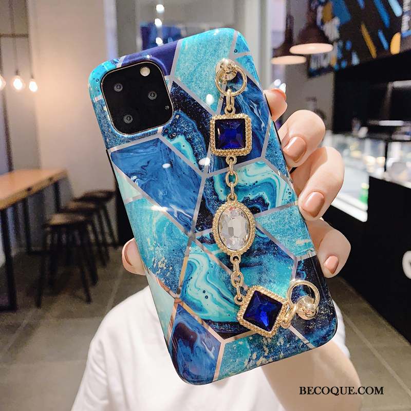 iPhone 11 Pro Max Coque Luxe Silicone Étui Strass Incassable Très Mince