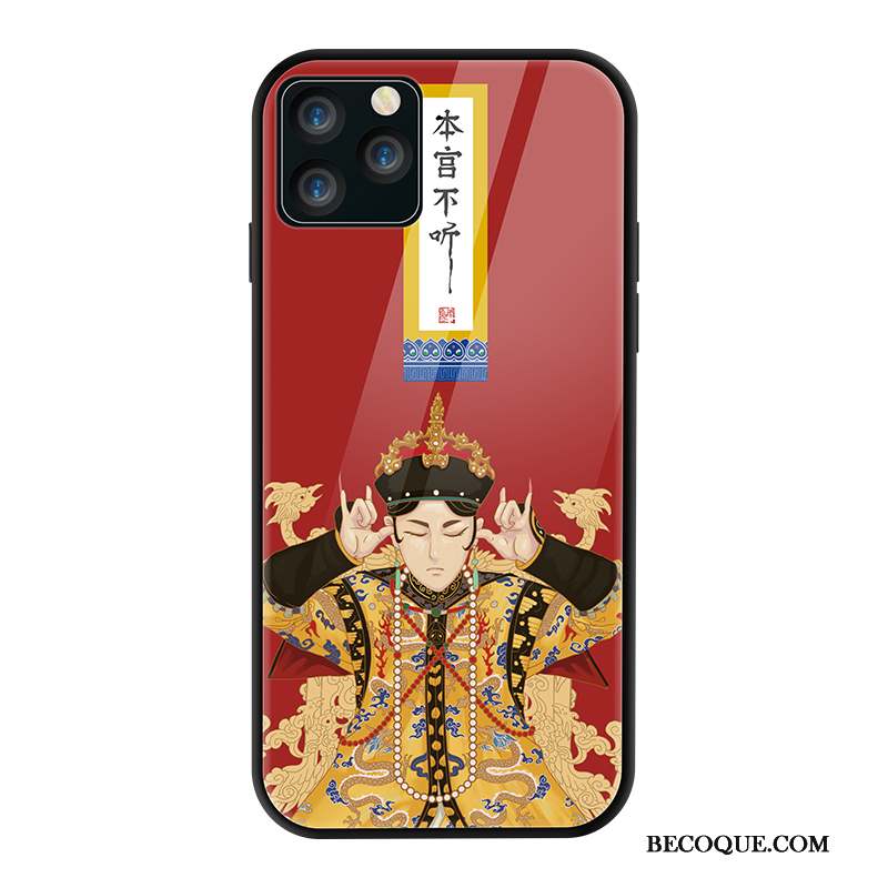 iPhone 11 Pro Max Coque Style Chinois Personnalité Palais Tendance Original Vent