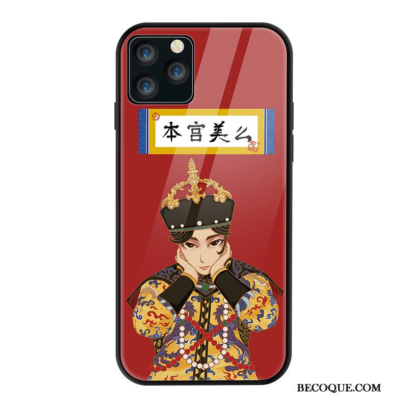 iPhone 11 Pro Max Coque Style Chinois Personnalité Palais Tendance Original Vent