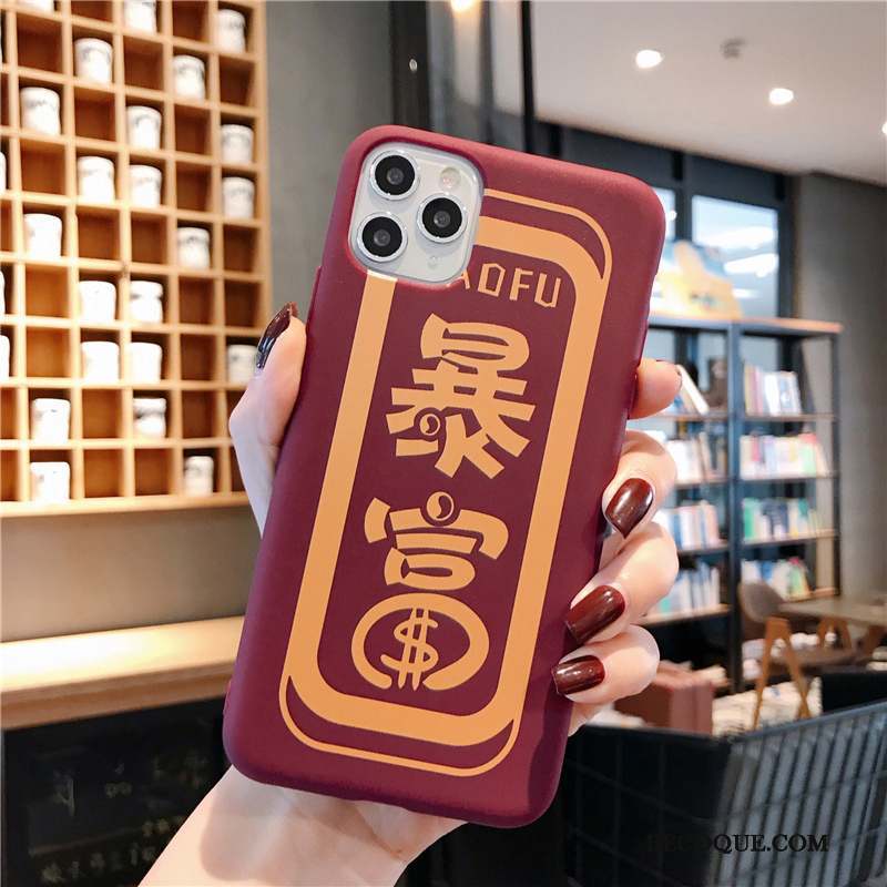 iPhone 11 Pro Max Dessin Animé Coque De Téléphone Nouveau De Fête Rat Richesse