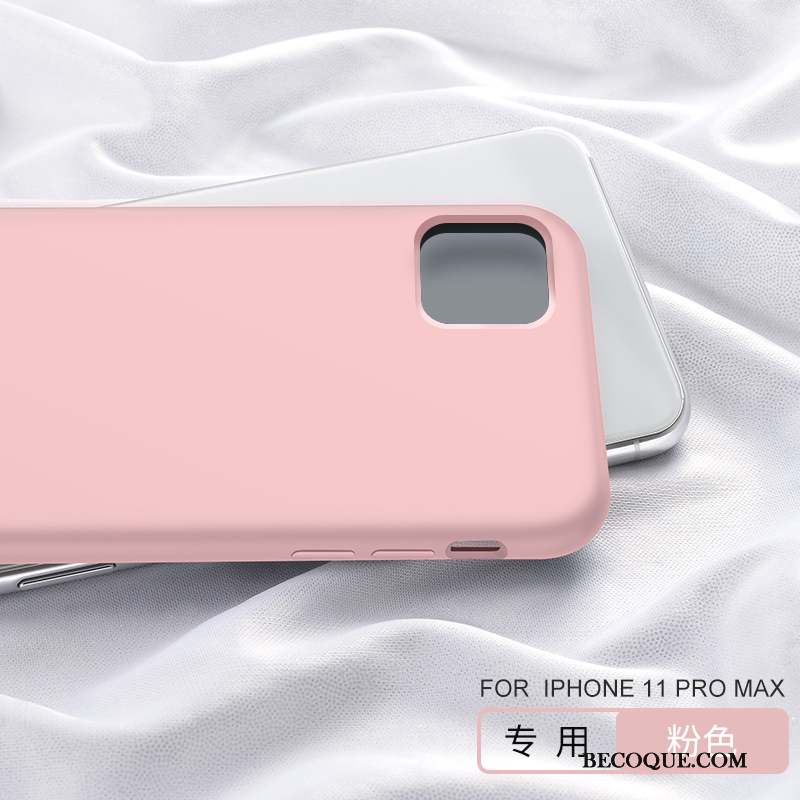 iPhone 11 Pro Max Incassable Rose Créatif Coque De Téléphone Protection