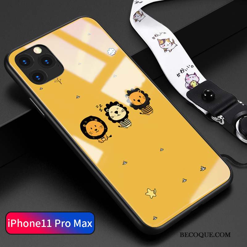 iPhone 11 Pro Max Très Mince Personnalité Étui Coque De Téléphone Protection Luxe