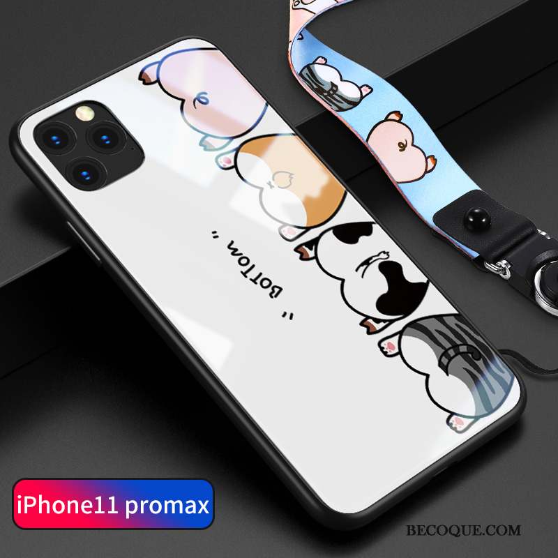 iPhone 11 Pro Max Très Mince Personnalité Étui Coque De Téléphone Protection Luxe