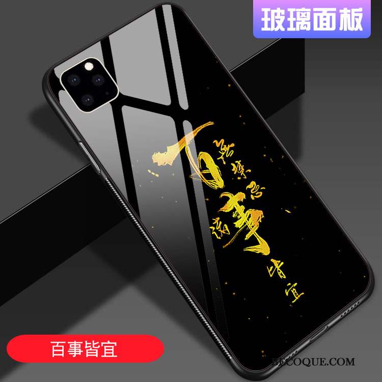 iPhone 11 Pro Max Téléphone Portable Créatif Style Chinois Coque Simple Étui