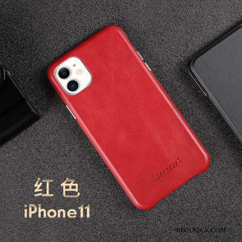 iPhone 11 Protection Très Mince Noir Coque Incassable Business