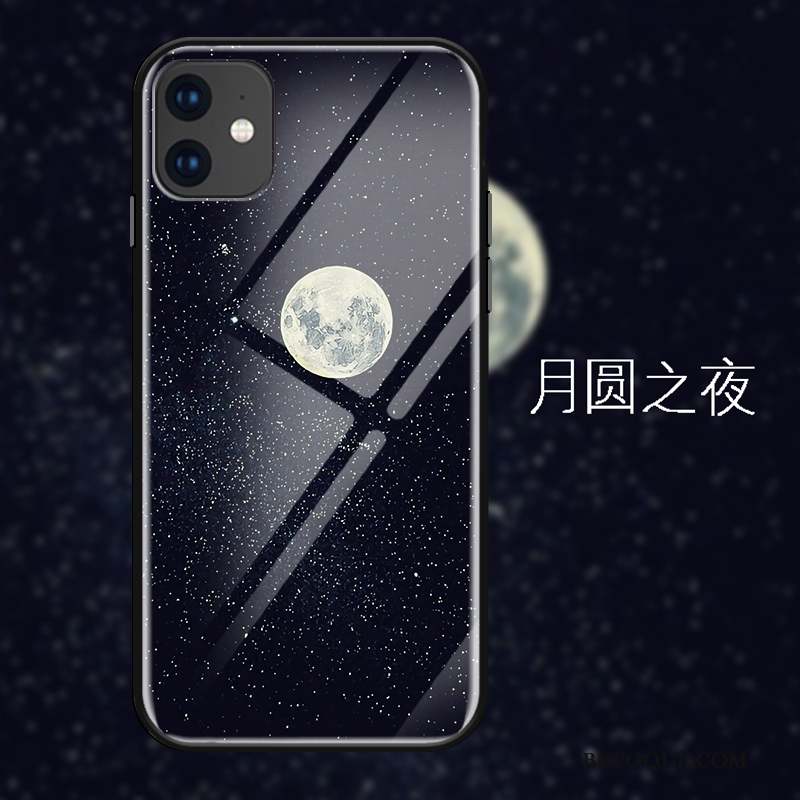 iPhone 11 Simple Coque De Téléphone Tout Compris Étui Protection Verre