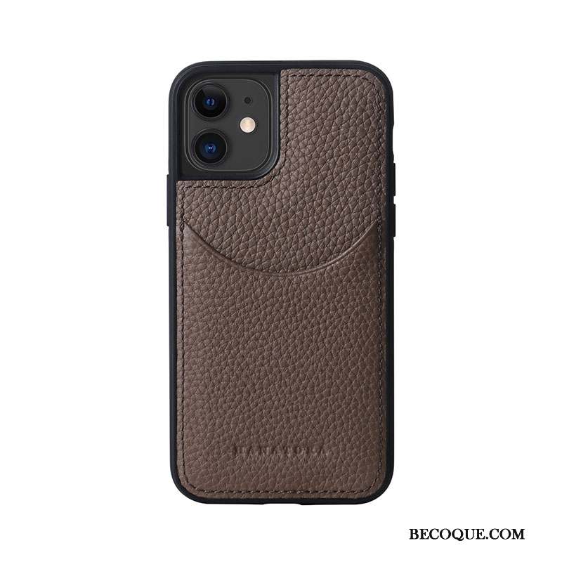 iPhone 12 Coque De Téléphone Modèle Fleurie Carte Jaune Bovins Protection