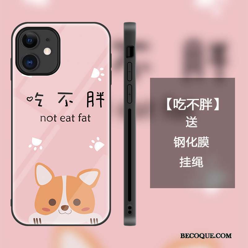 iPhone 12 Mini Coque Dessin Animé Marque De Tendance Charmant Créatif Personnalité Étui