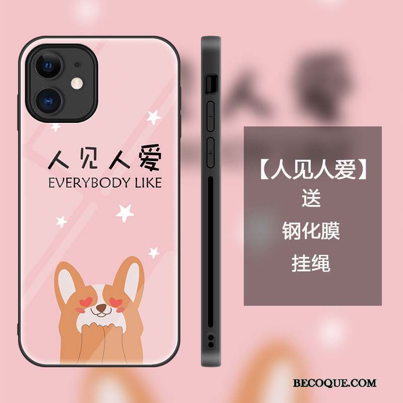 iPhone 12 Mini Coque Dessin Animé Marque De Tendance Charmant Créatif Personnalité Étui