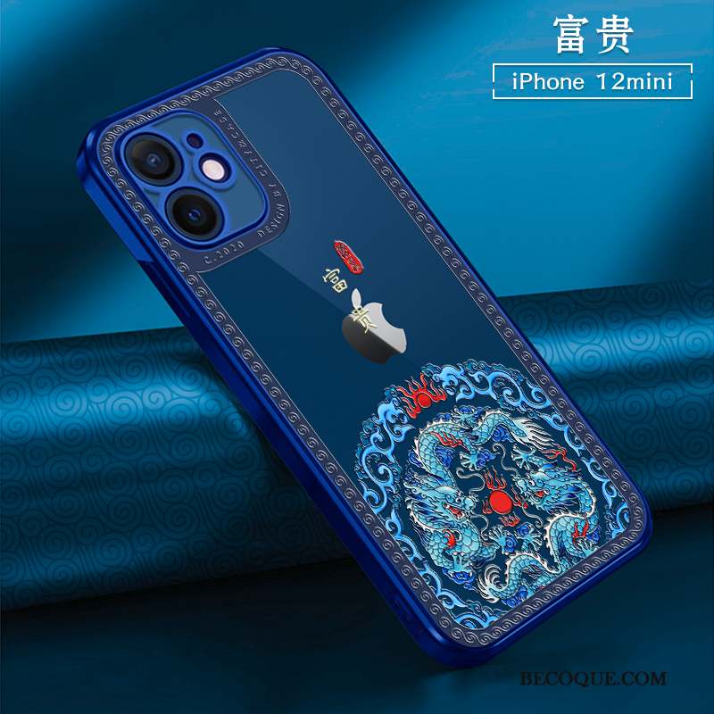 iPhone 12 Mini Mini Nouveau Coque Incassable De Téléphone Style Chinois