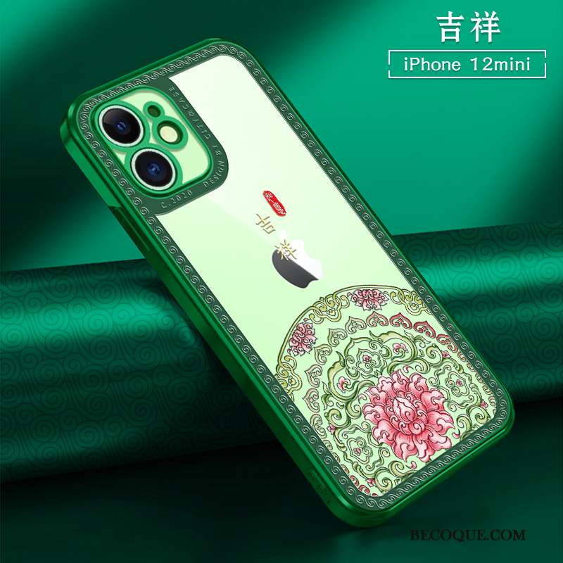 iPhone 12 Mini Mini Nouveau Coque Incassable De Téléphone Style Chinois