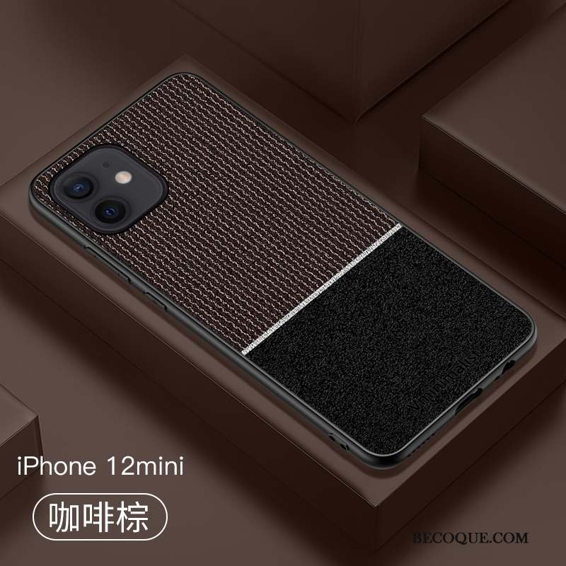 iPhone 12 Mini Tout Compris Étui En Cuir Coque Modèle Fleurie Protection Incassable