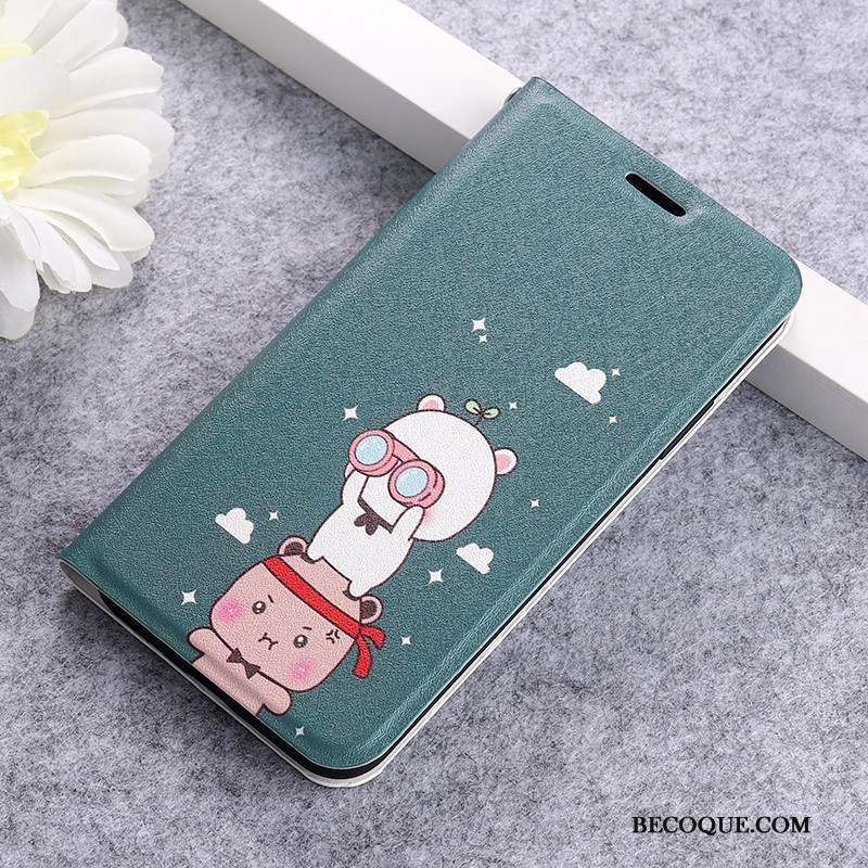 iPhone 12 Mini Étui En Cuir Dessin Animé Tout Compris Coque De Téléphone Incassable Net Rouge