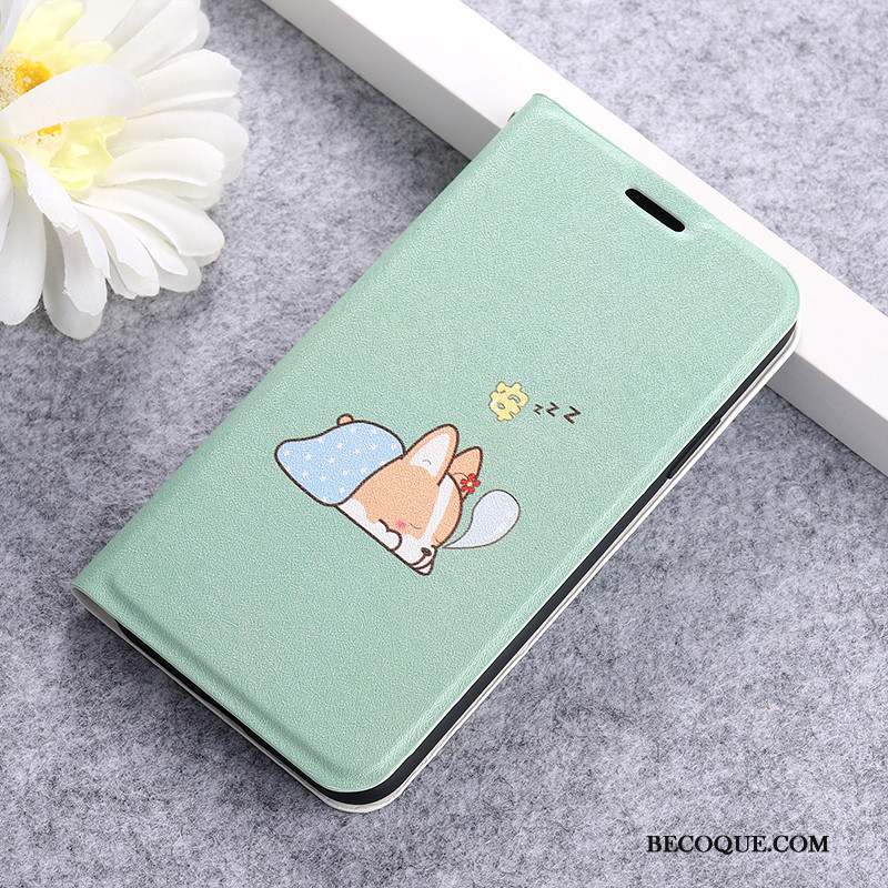 iPhone 12 Mini Étui En Cuir Dessin Animé Tout Compris Coque De Téléphone Incassable Net Rouge