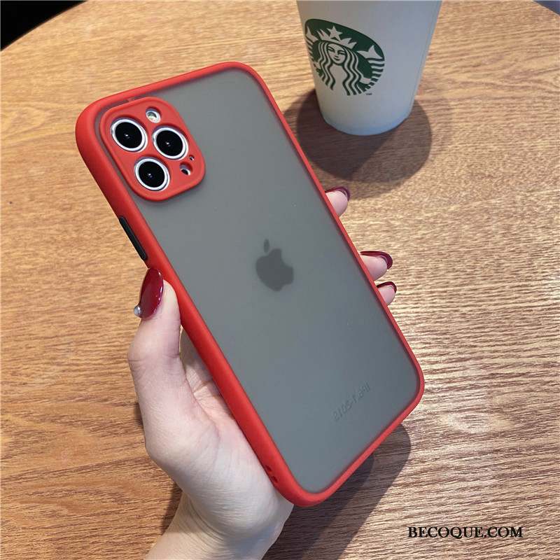 iPhone 12 Pro Coque Délavé En Daim Silicone Incassable Bleu Luxe Nouveau