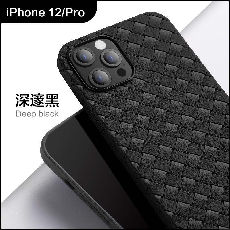 iPhone 12 Pro Incassable Tissage Nouveau Étui Coque De Téléphone Protection