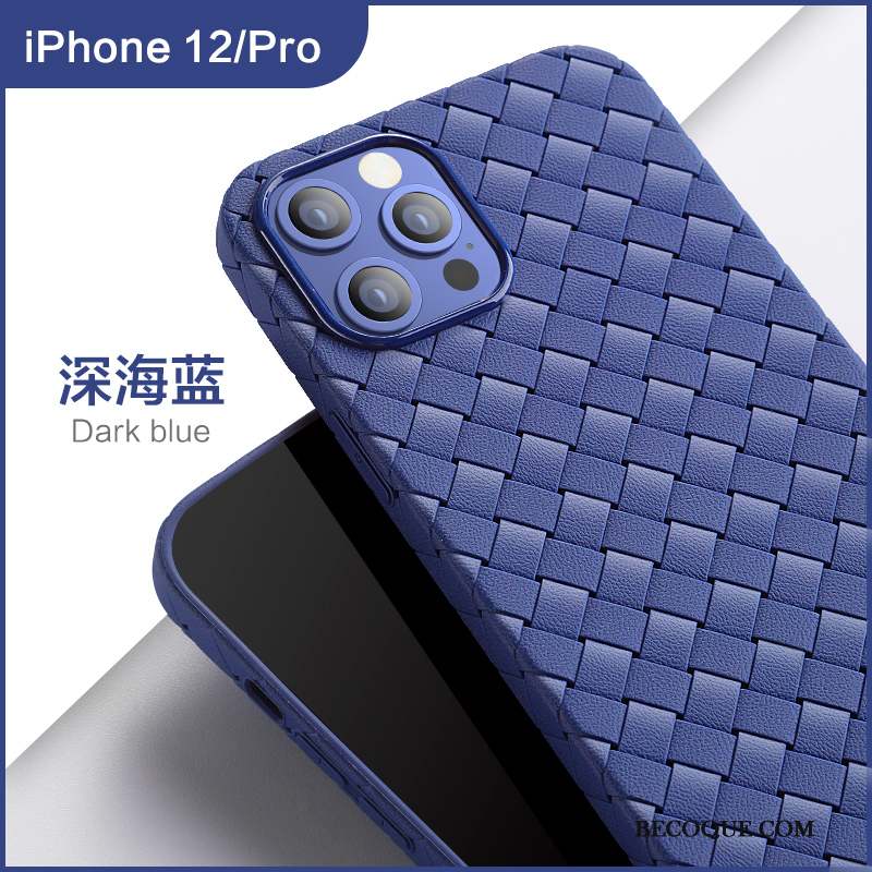 iPhone 12 Pro Incassable Tissage Nouveau Étui Coque De Téléphone Protection