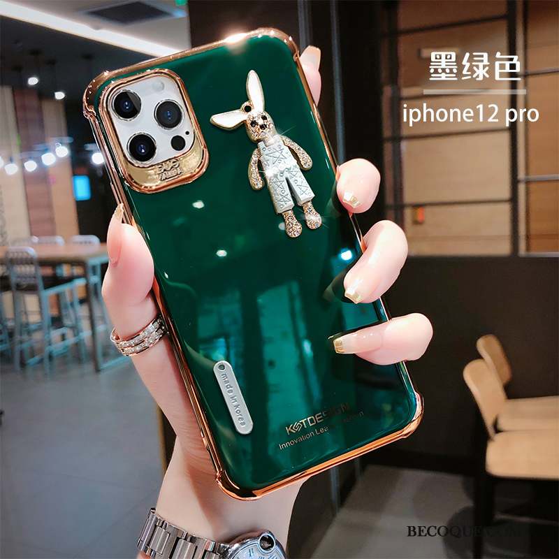 iPhone 12 Pro Luxe Dessin Animé Nouveau Incassable Créatif Coque De Téléphone