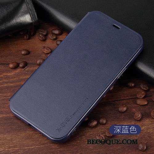 iPhone 12 Pro Max Coque Business Étui En Cuir Housse Téléphone Portable Incassable Simple