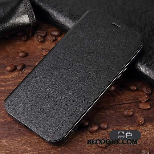 iPhone 12 Pro Max Coque Business Étui En Cuir Housse Téléphone Portable Incassable Simple