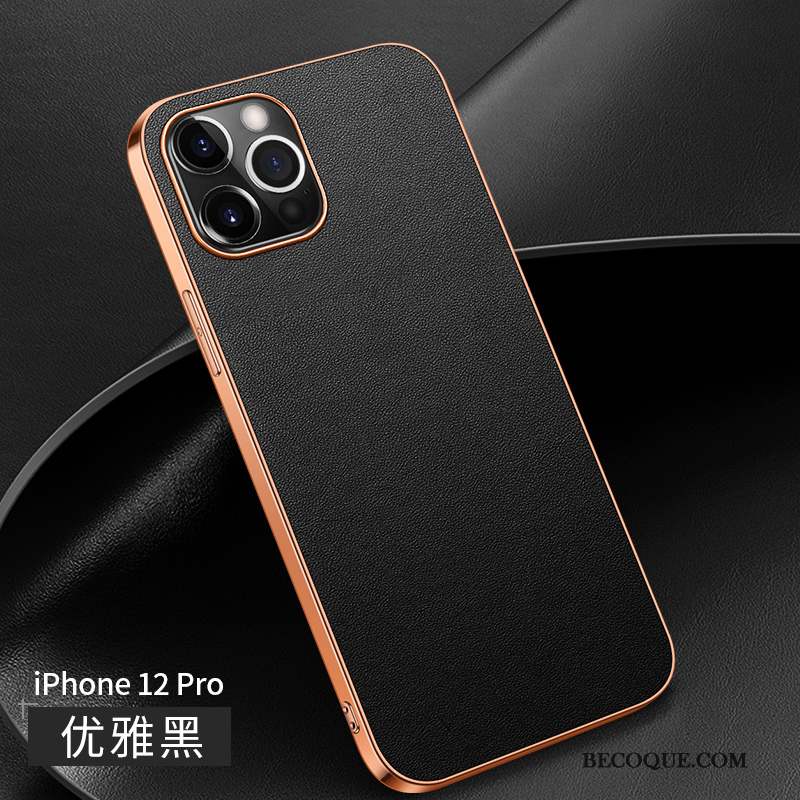 iPhone 12 Pro Protection Très Mince Net Rouge Coque De Téléphone Violet Étui