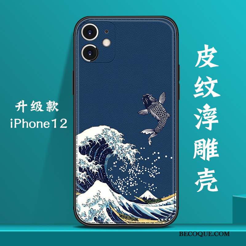 iPhone 12 Tout Compris Modèle Fleurie Coque De Téléphone Incassable Marque De Tendance Nouveau