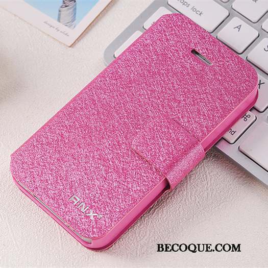 iPhone 4/4s Clamshell Or Rose Étui Étui En Cuir Protection Coque De Téléphone