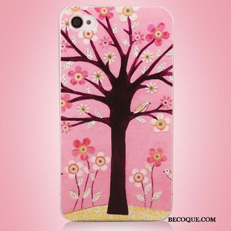 iPhone 4/4s Coque De Téléphone Téléphone Portable Protection Multicolore Art Arbres