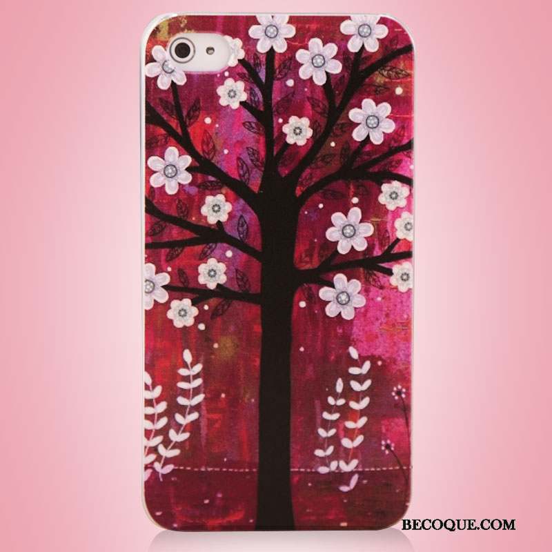 iPhone 4/4s Coque De Téléphone Téléphone Portable Protection Multicolore Art Arbres