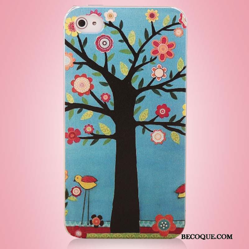 iPhone 4/4s Coque De Téléphone Téléphone Portable Protection Multicolore Art Arbres