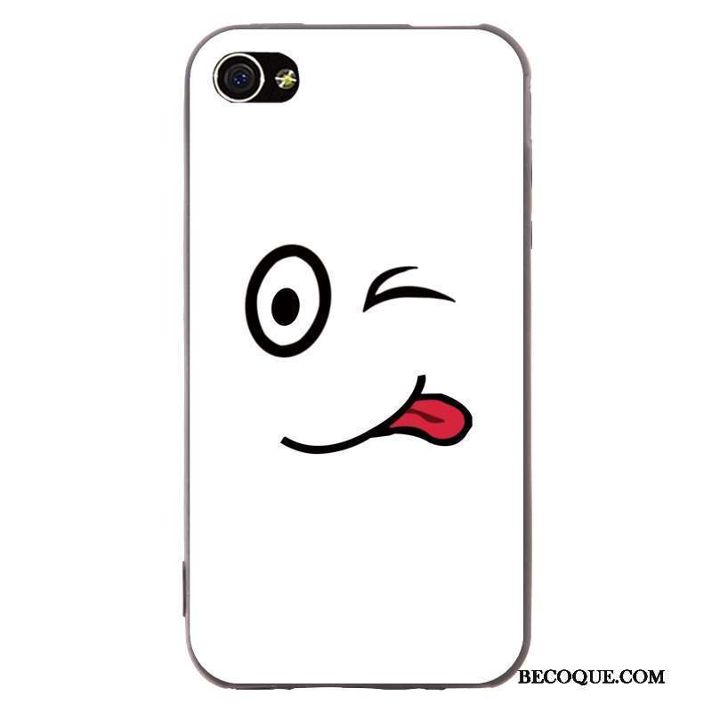 iPhone 4/4s Coque Support Fluide Doux Dessin Animé Délavé En Daim Silicone Tendance