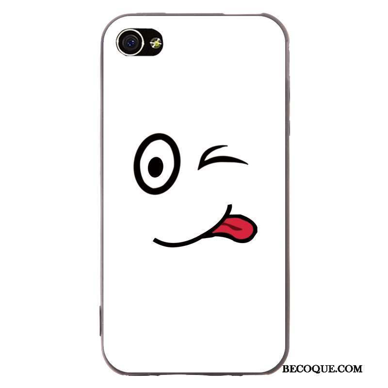 iPhone 4/4s Coque Support Fluide Doux Dessin Animé Délavé En Daim Silicone Tendance