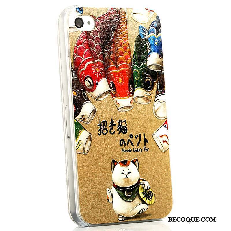 iPhone 4/4s Dessin Animé Très Mince Bleu Coque De Téléphone Délavé En Daim