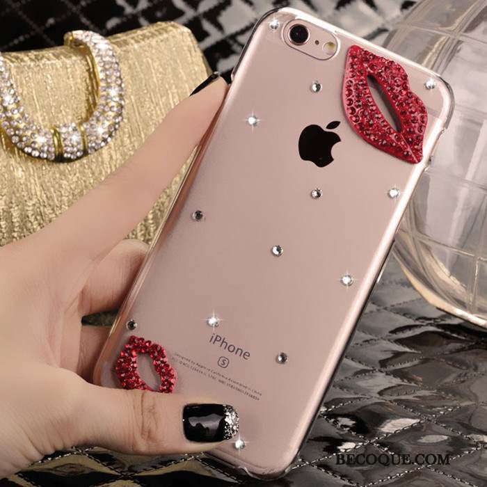 iPhone 4/4s Étui Téléphone Portable Protection Tendance Rose Coque