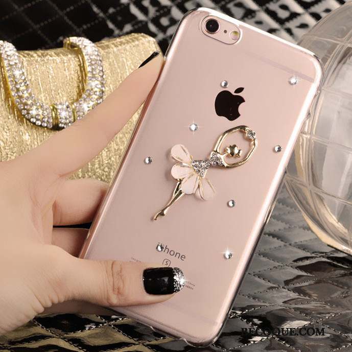 iPhone 4/4s Étui Téléphone Portable Protection Tendance Rose Coque