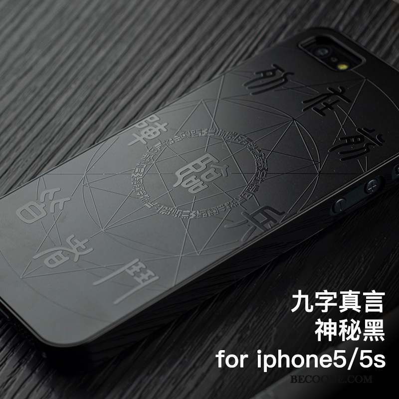 iPhone 5/5s Argent Coque De Téléphone Téléphone Portable Étui Créatif Métal
