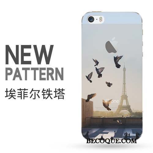 iPhone 5/5s Art Créatif Transparent Coque De Téléphone Border Protection