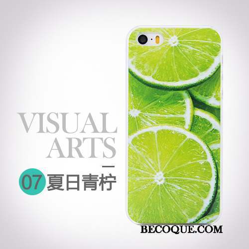 iPhone 5/5s Charmant Vert Coque De Téléphone Créatif Personnalité Dessin Animé