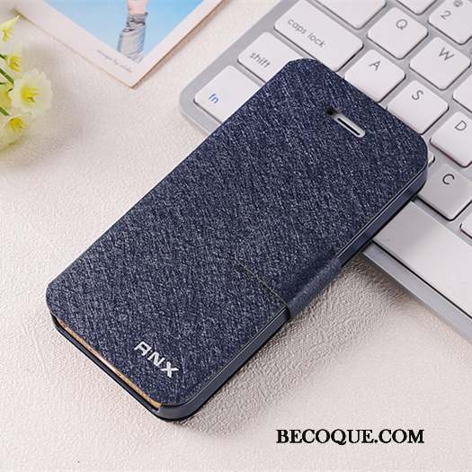 iPhone 5/5s Coque Bleu Incassable Protection Téléphone Portable Très Mince Tout Compris