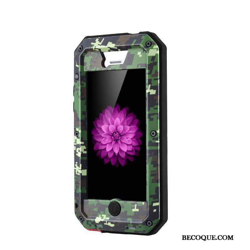 iPhone 5/5s Coque De Téléphone Armure Protection Border Métal Étui