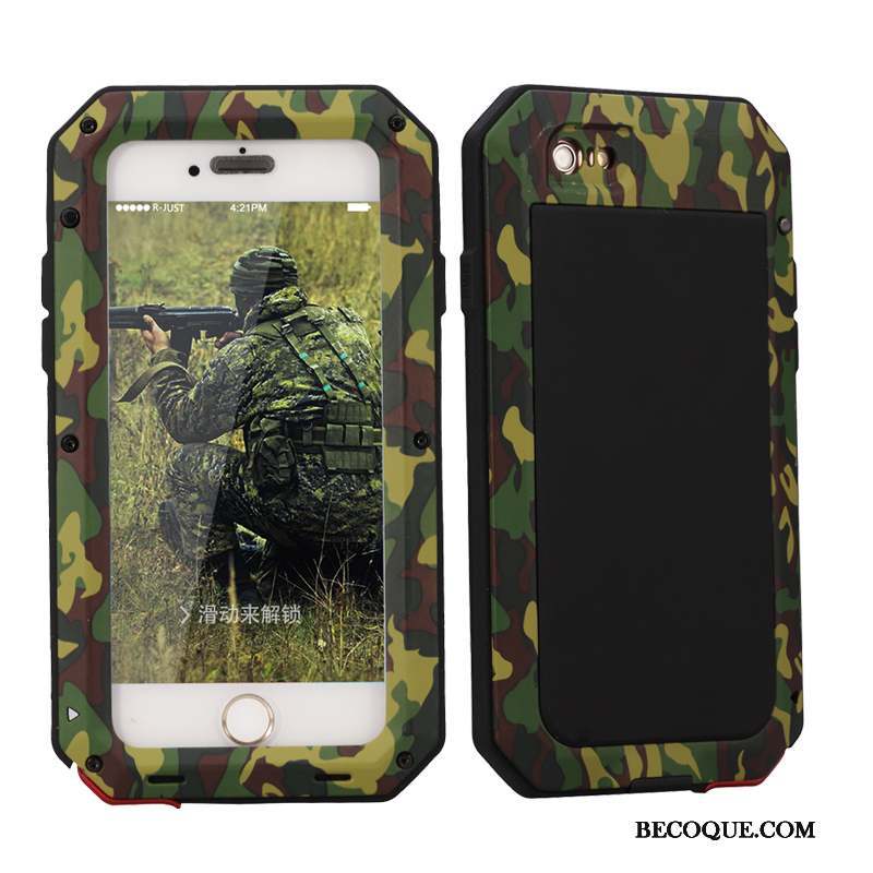 iPhone 5/5s Coque De Téléphone Armure Protection Border Métal Étui