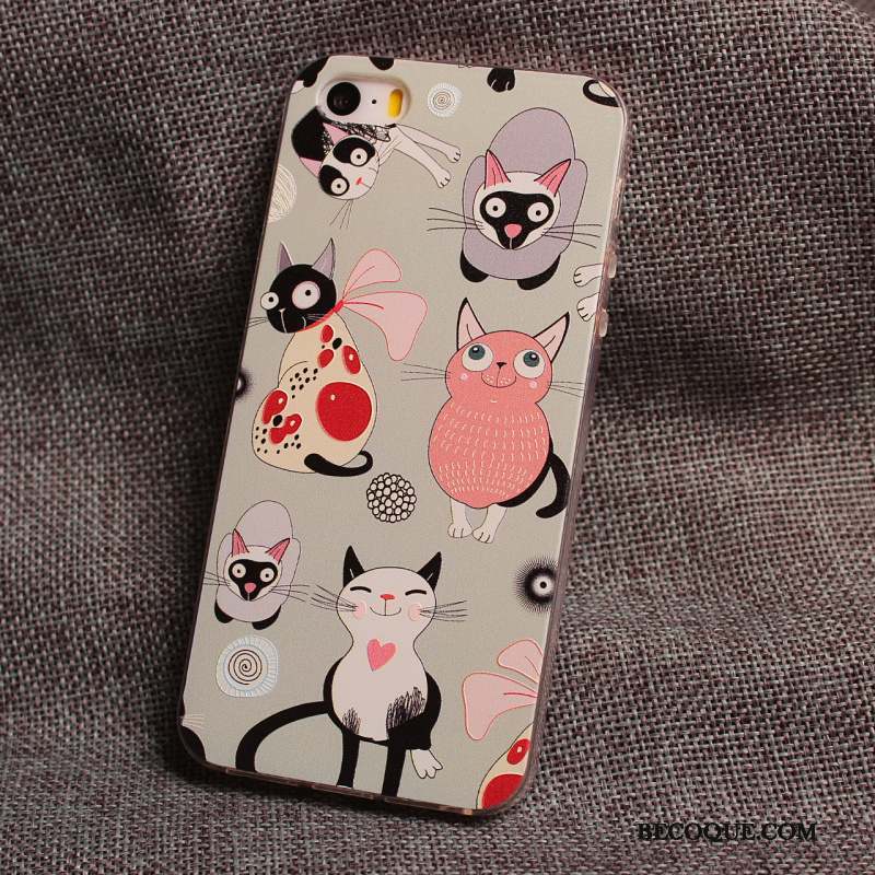 iPhone 5/5s Coque De Téléphone Charmant Incassable Dessin Animé Tout Compris Jaune