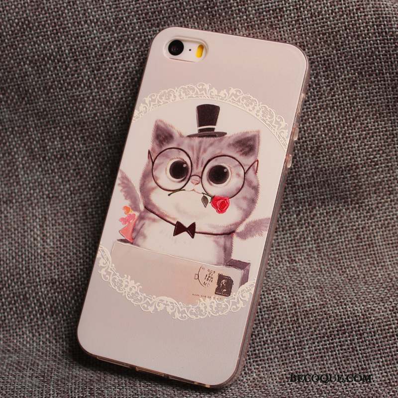 iPhone 5/5s Coque De Téléphone Charmant Incassable Dessin Animé Tout Compris Jaune